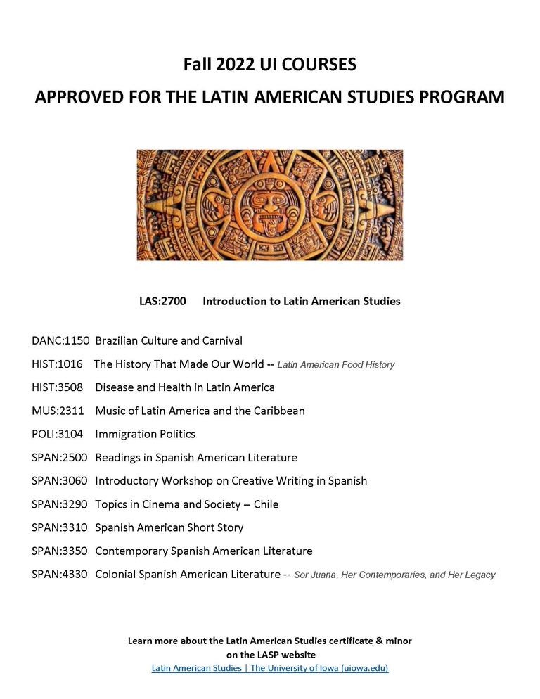 fa22 LASP course list
