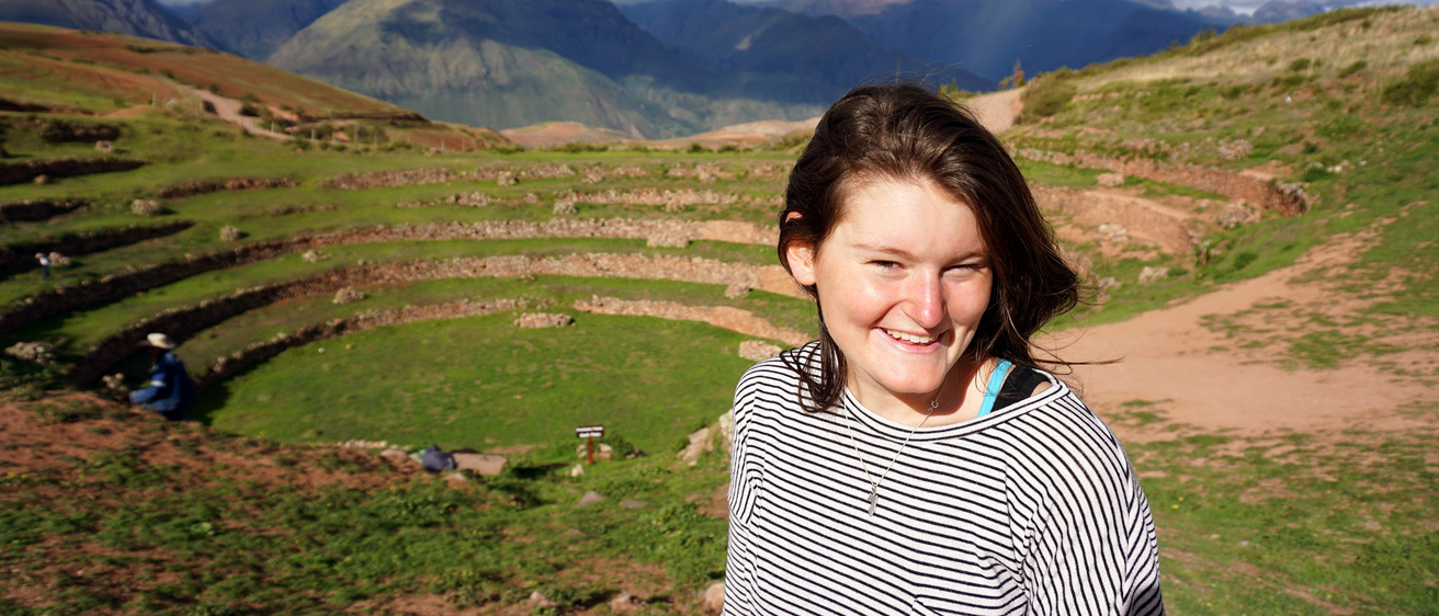 UI student Abby Hellem in Peru